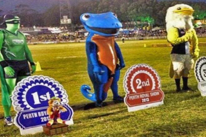 Captain Hurricane Wins Grand Mascot Race