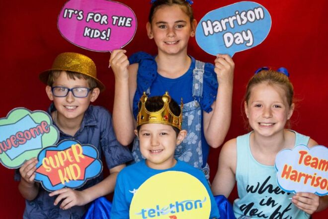 Gosnells Primary School students rally behind Little Telethon star Harrison Lee Carthew