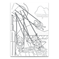Fat Cat Colouring-in