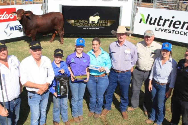 Munda Reds Droughtmaster bull raises $26,000 for Telethon